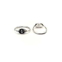 Third Eye Chakra Silver Ring
