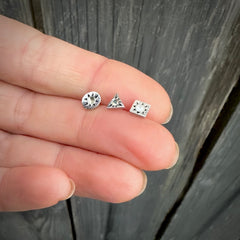 Silver Studs Geometric Gift Pack