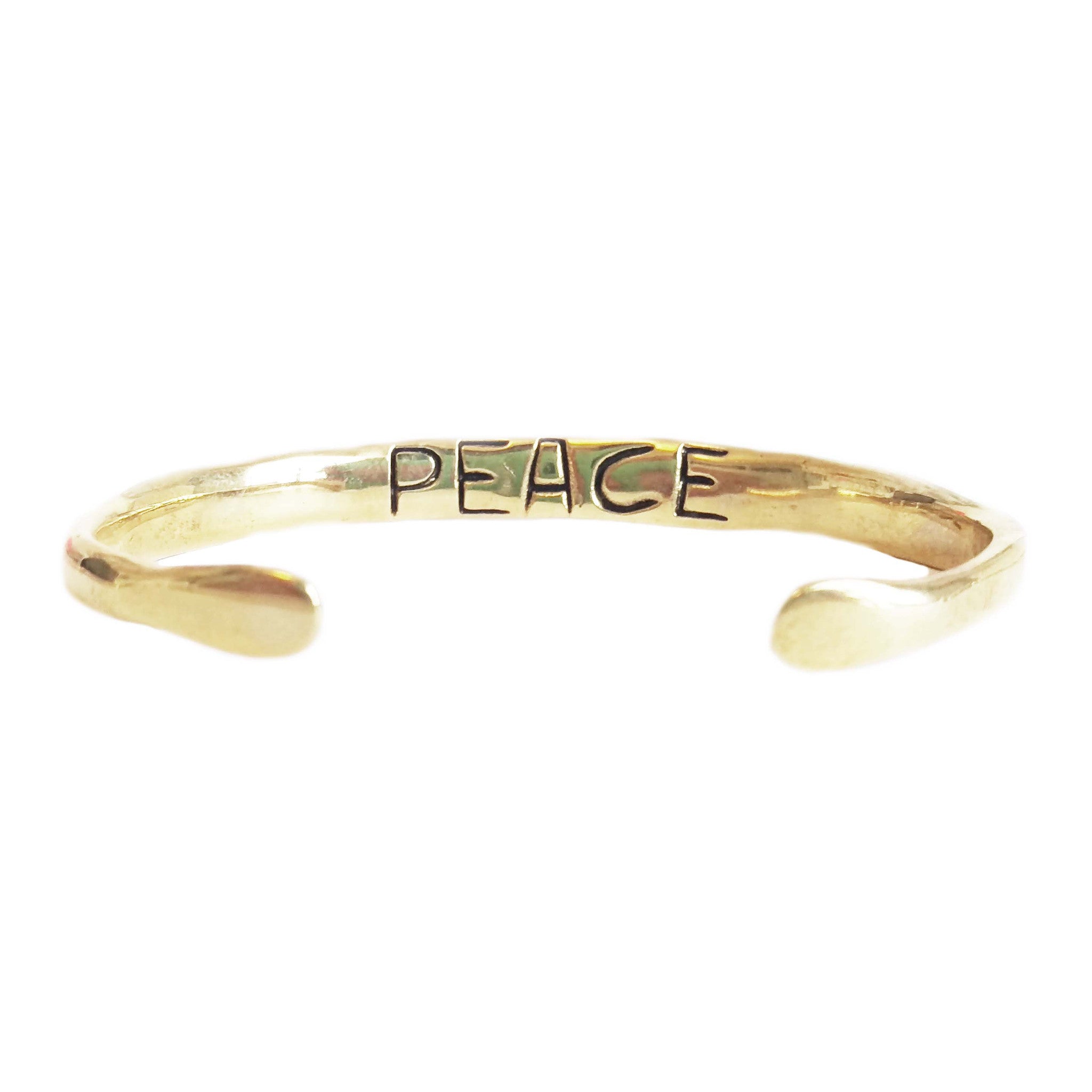 Power of Words Cuff "PEACE"